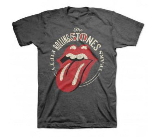 The Rolling Stones- 50 years Tongue Logo T-Shirts