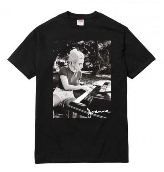 Lady Gaga- Joanne Piano Photo Tee T-Shirts